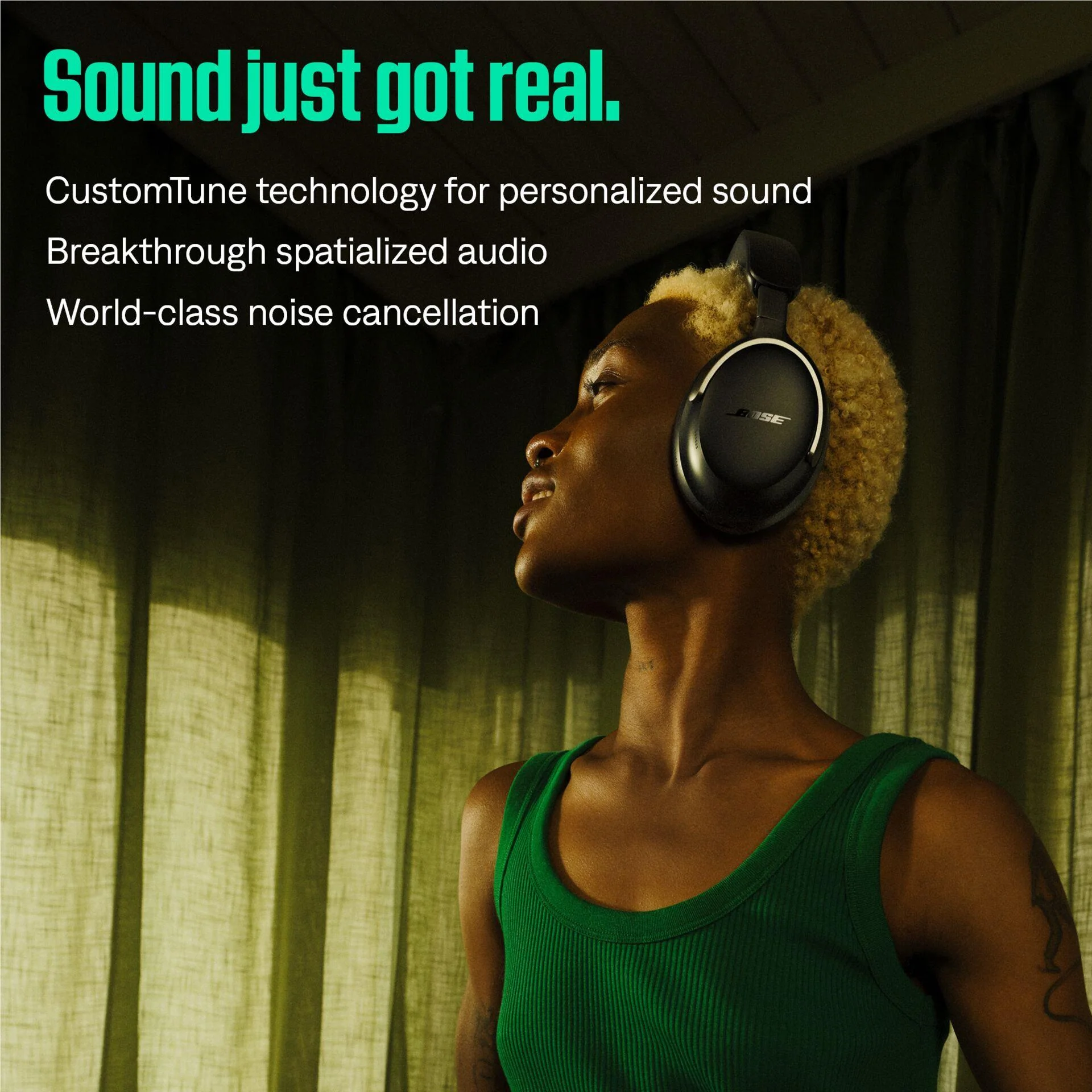 Bose QuietComfort Ultra Noise Cancelling Headphones (Black) - Image 5