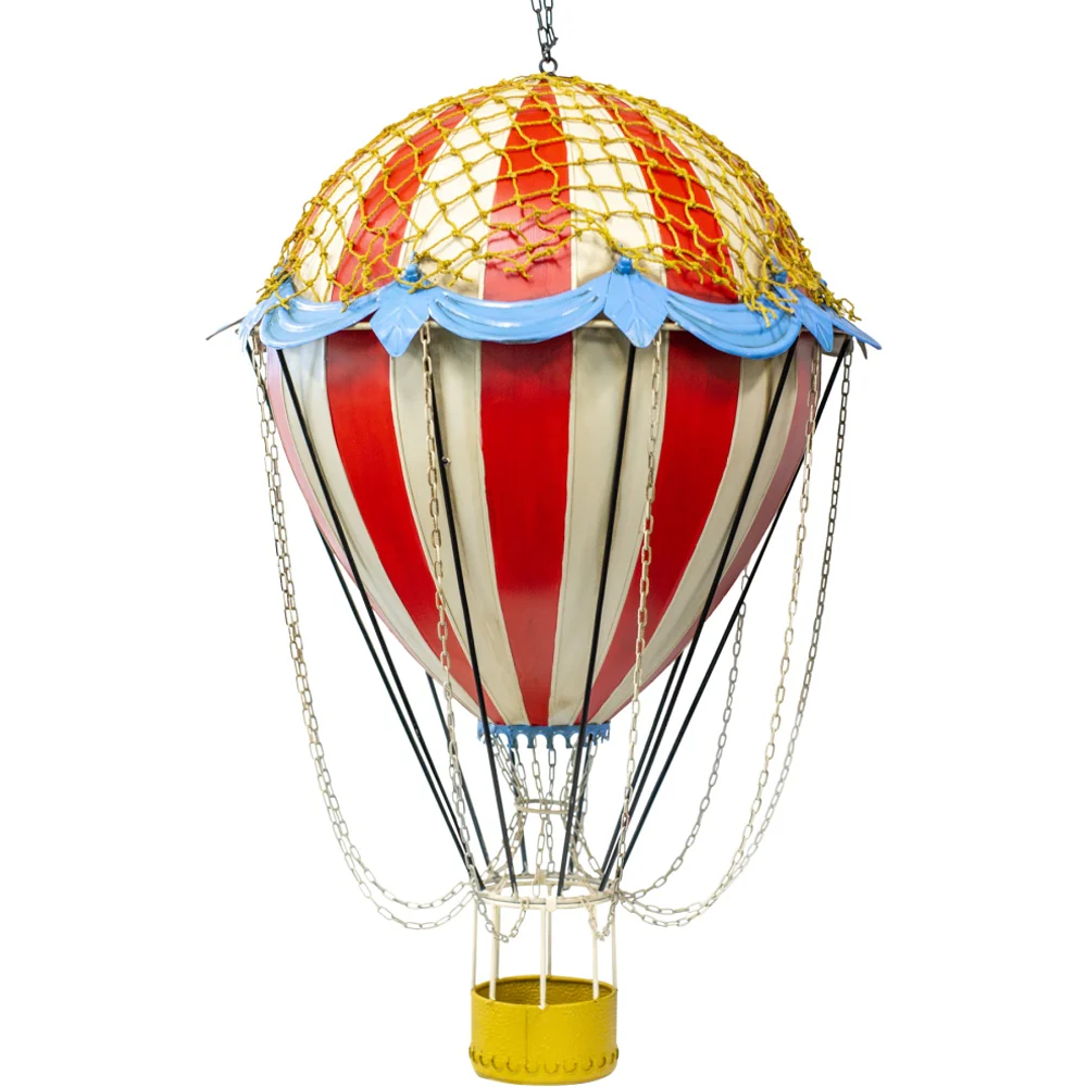 Boyle Handmade Metal Balloon Ornament Large 103cm (Red/White)