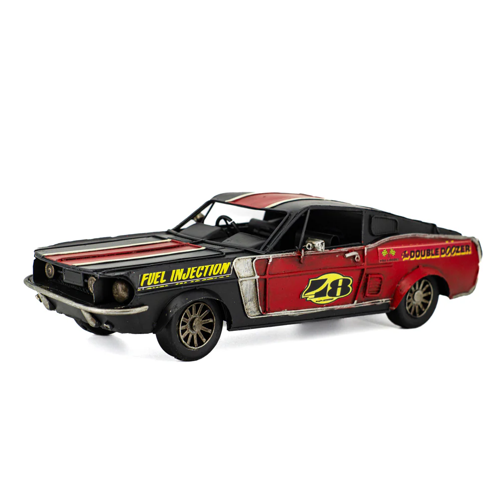 Boyle Metal Display Hot Racer Handmade Ornament Home Decor 32cm (Red/Black)