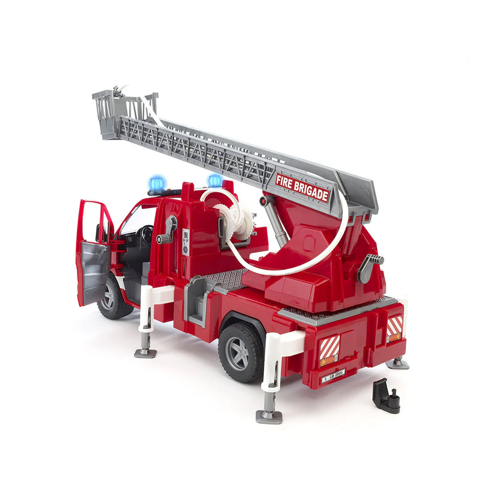 Bruder Licensed 1:16 Scale MB Sprinter Fire Engine With Slewing Ladder Water Pump - Image 2