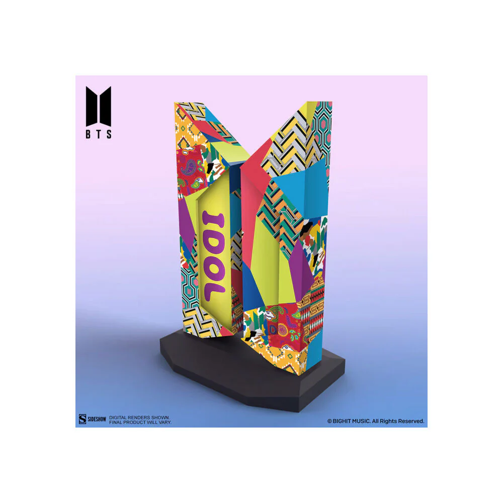 BTS Idol Edition Logo Replica Kpop Icon Figure 7x4.5" - Image 2