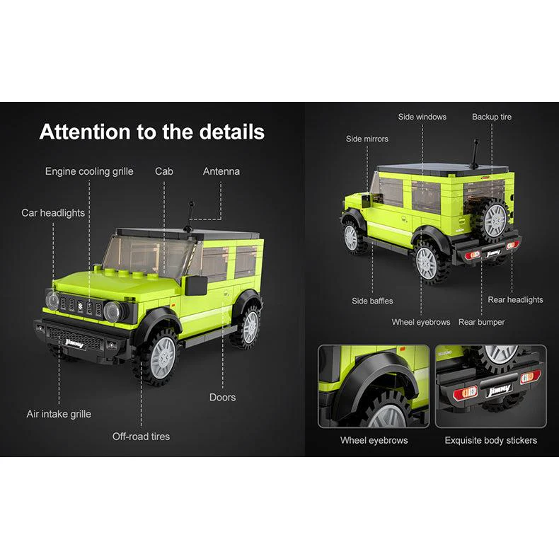 Cada 192pc 1/24 Suzuki Jimny Car - Image 3