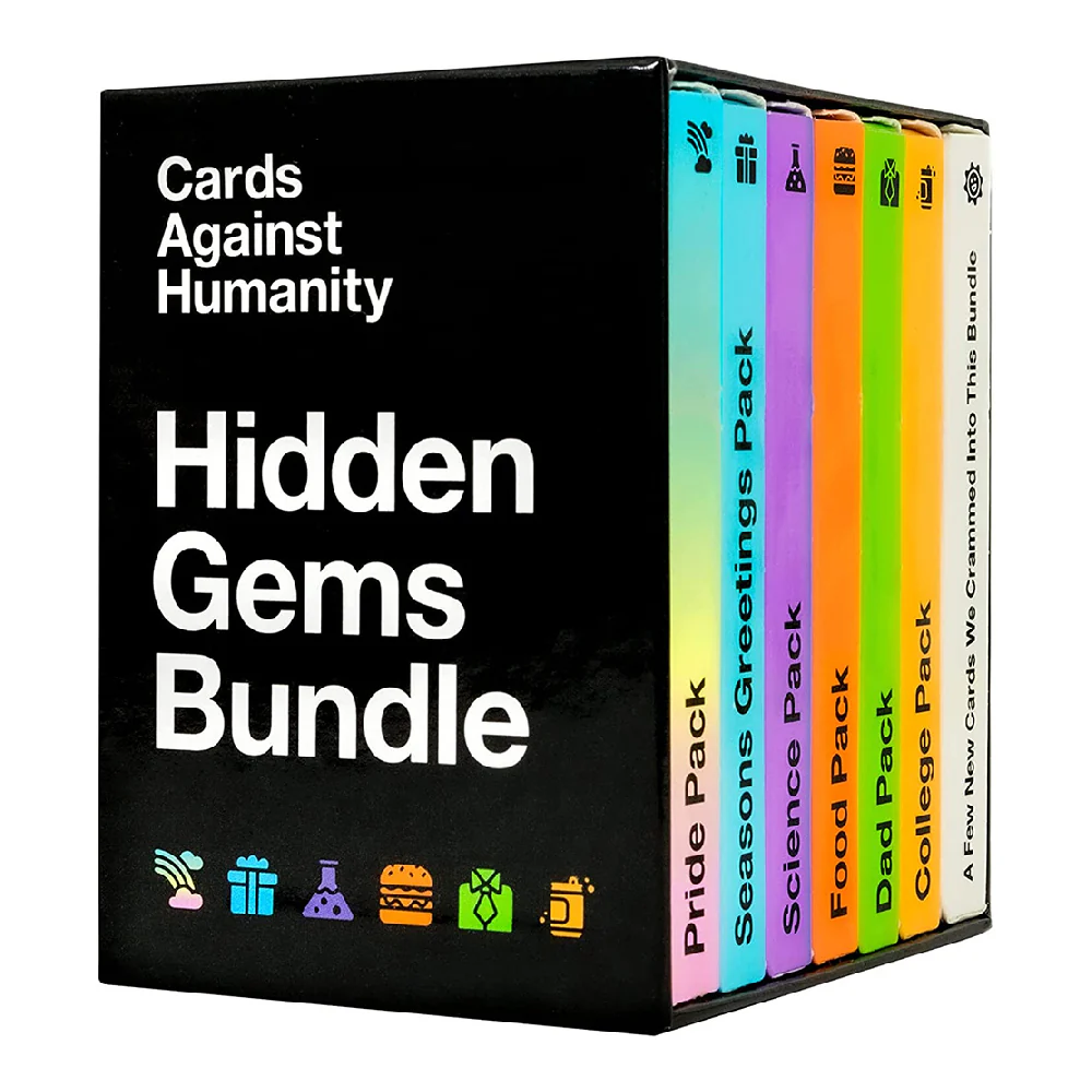 Cards Against Humanity Hidden Gems Bundle 4-20 Players Adult Fun Card Game 17+