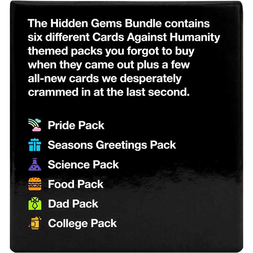 Cards Against Humanity Hidden Gems Bundle 4-20 Players Adult Fun Card Game 17+ - Image 4