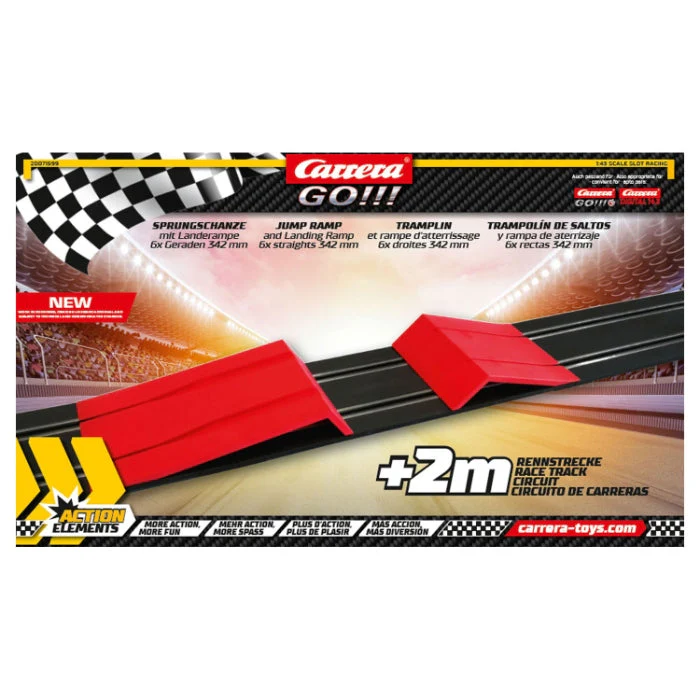 Carrera 1/43 Track System Action Pack Jump Ramp Set with Track