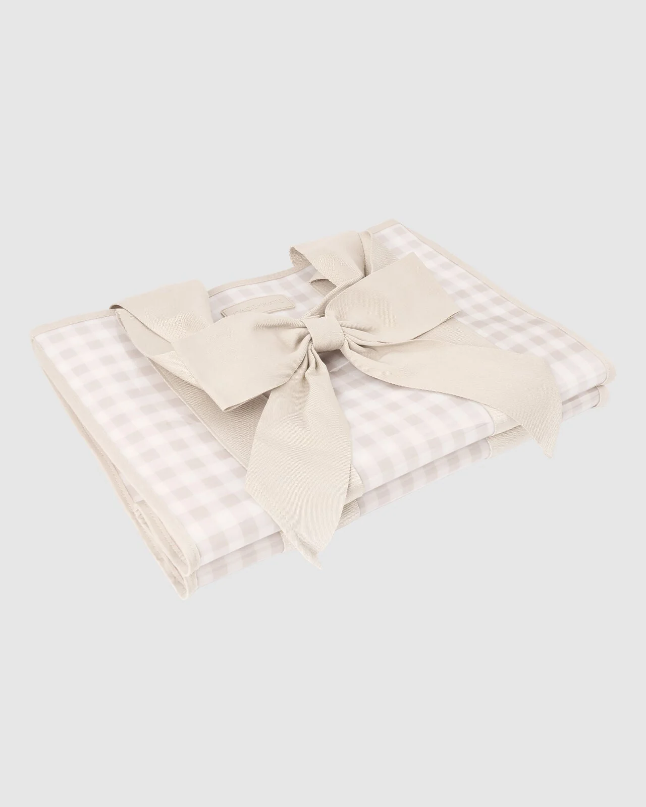 Case-Mate Latte Gingham Bow Tote with Phone Pouch - Image 4