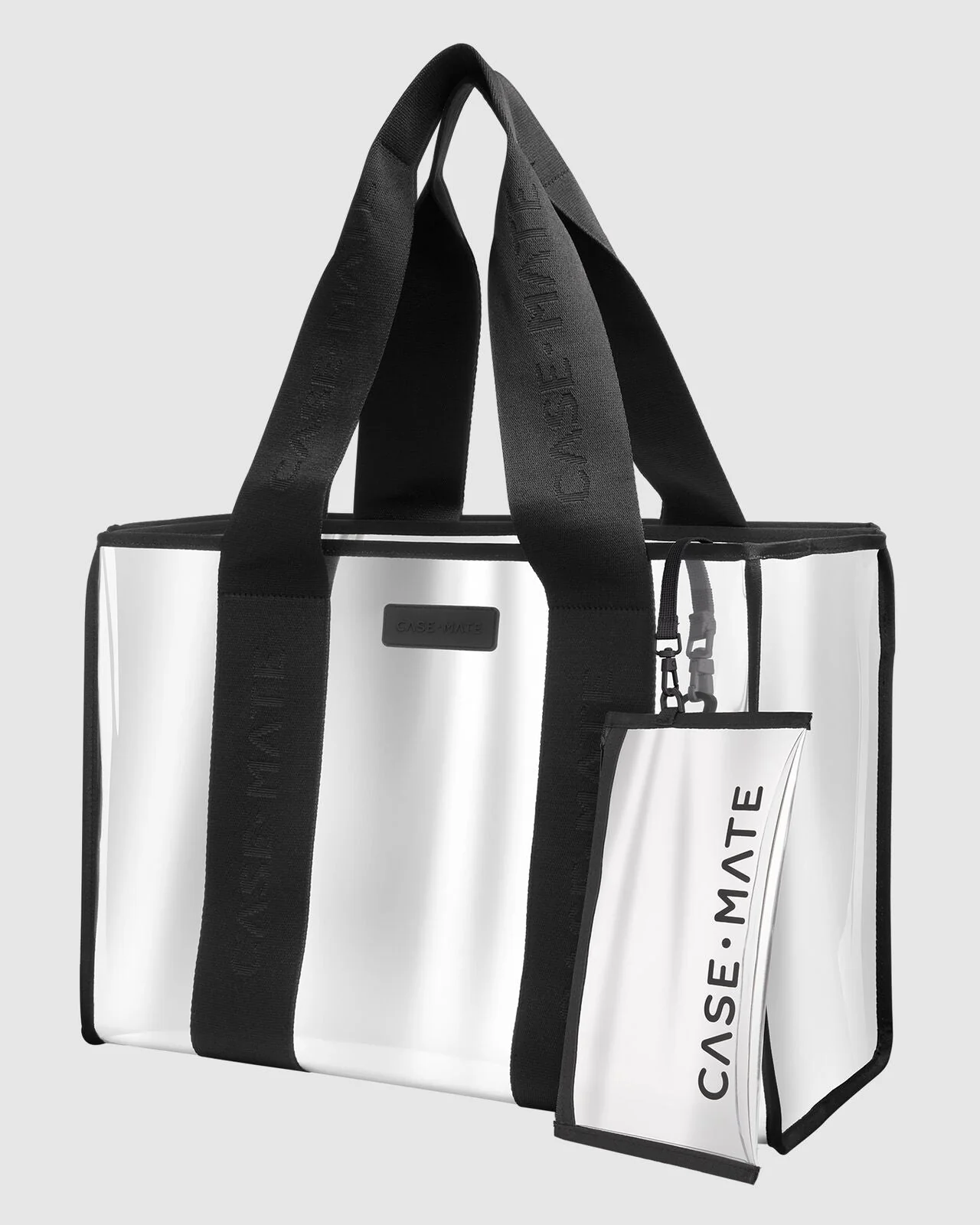 Case-Mate Silver Chrome Tote with Phone Pouch - Image 4