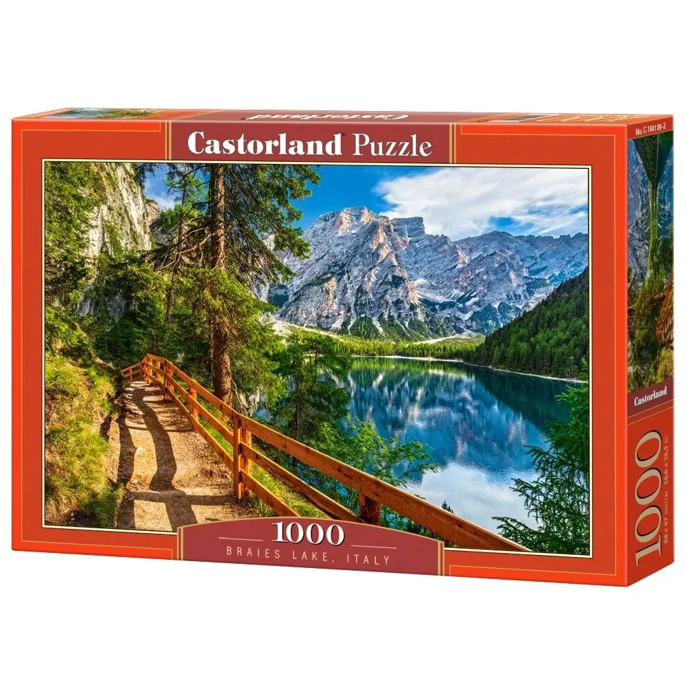 Castorland 1000-Pieces Braies Lake Italy Puzzle