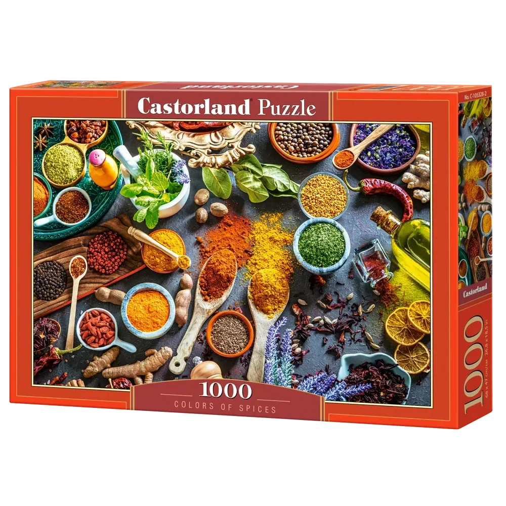 Castorland 1000-Pieces Colors of Spices Puzzle