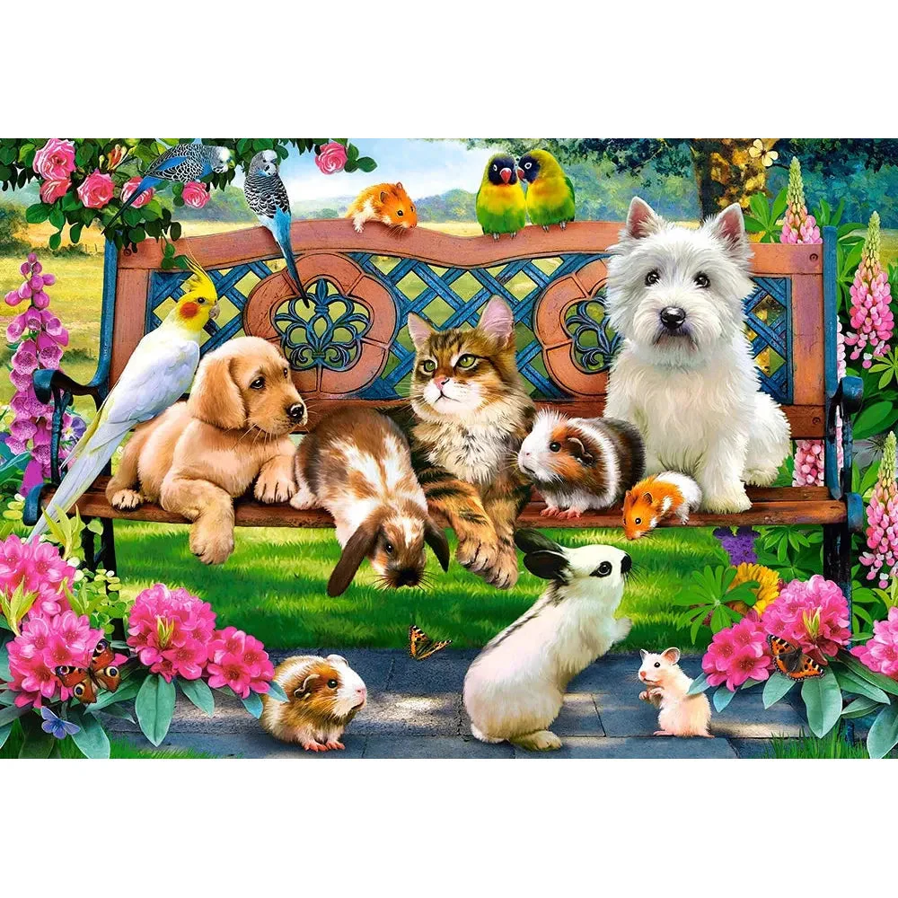 Castorland 1000-Pieces Pets In The Park Puzzle - Image 2