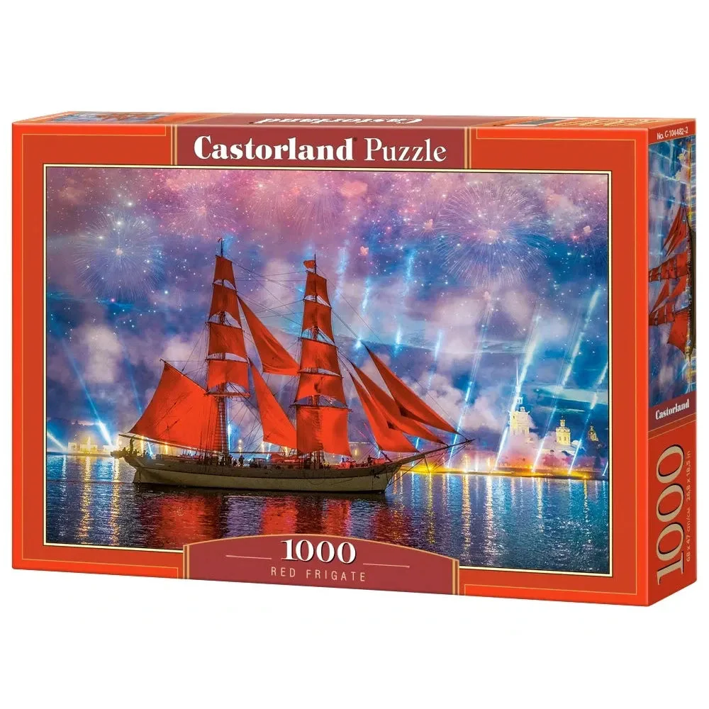 Castorland 1000-Pieces Red Frigate Puzzle