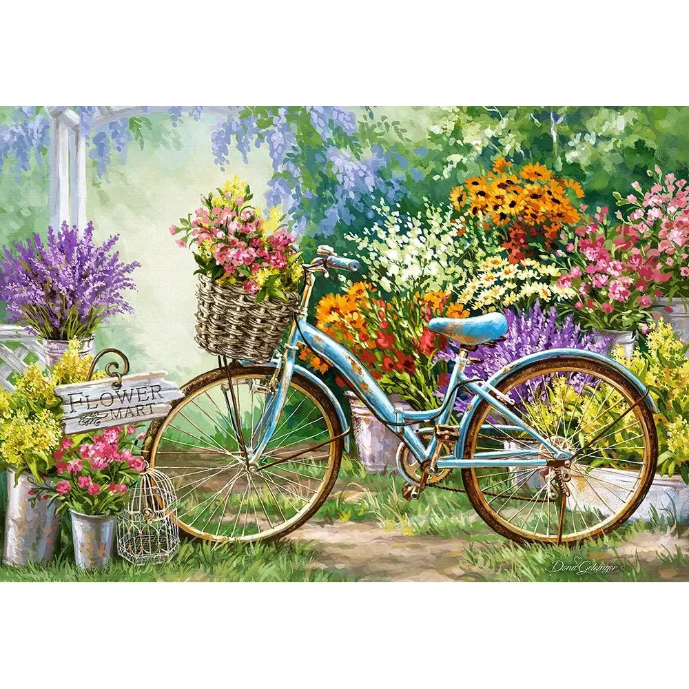 Castorland 1000-Pieces The Flower Mart Puzzle - Image 2