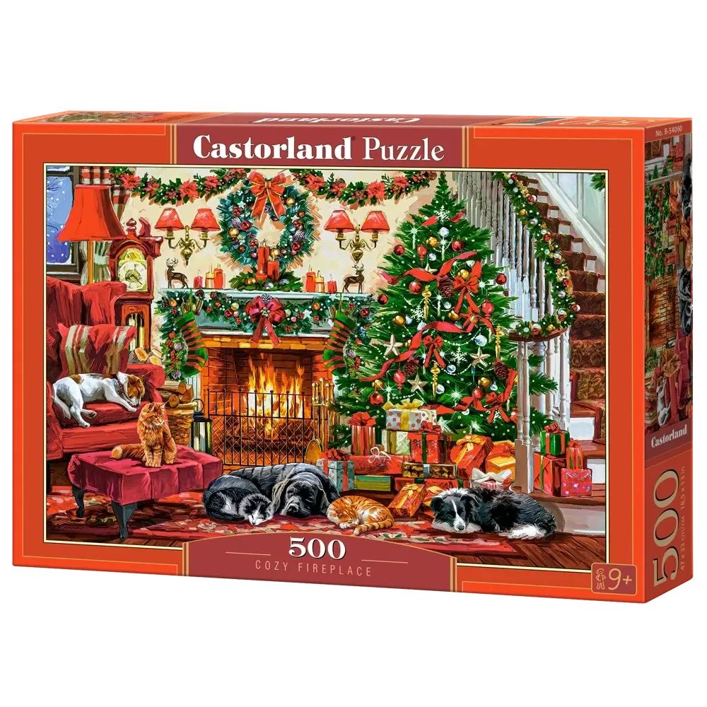 Castorland 500-Pieces Cozy Fireplace Puzzle