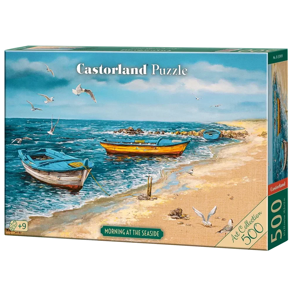 Castorland 500-Pieces Morning At The Seaside Puzzle