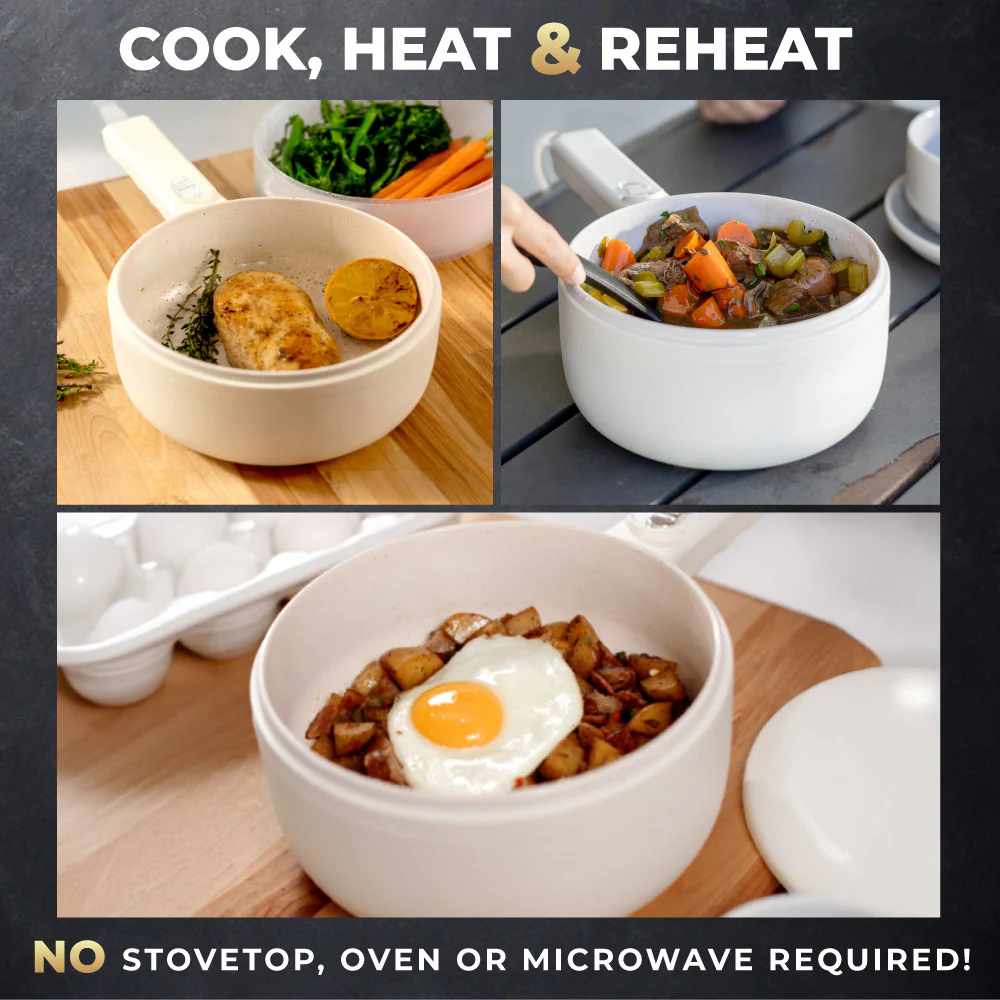 CeraPro Multi-Purpose Electric Cooker and Hot Pot 1.5L - Image 3