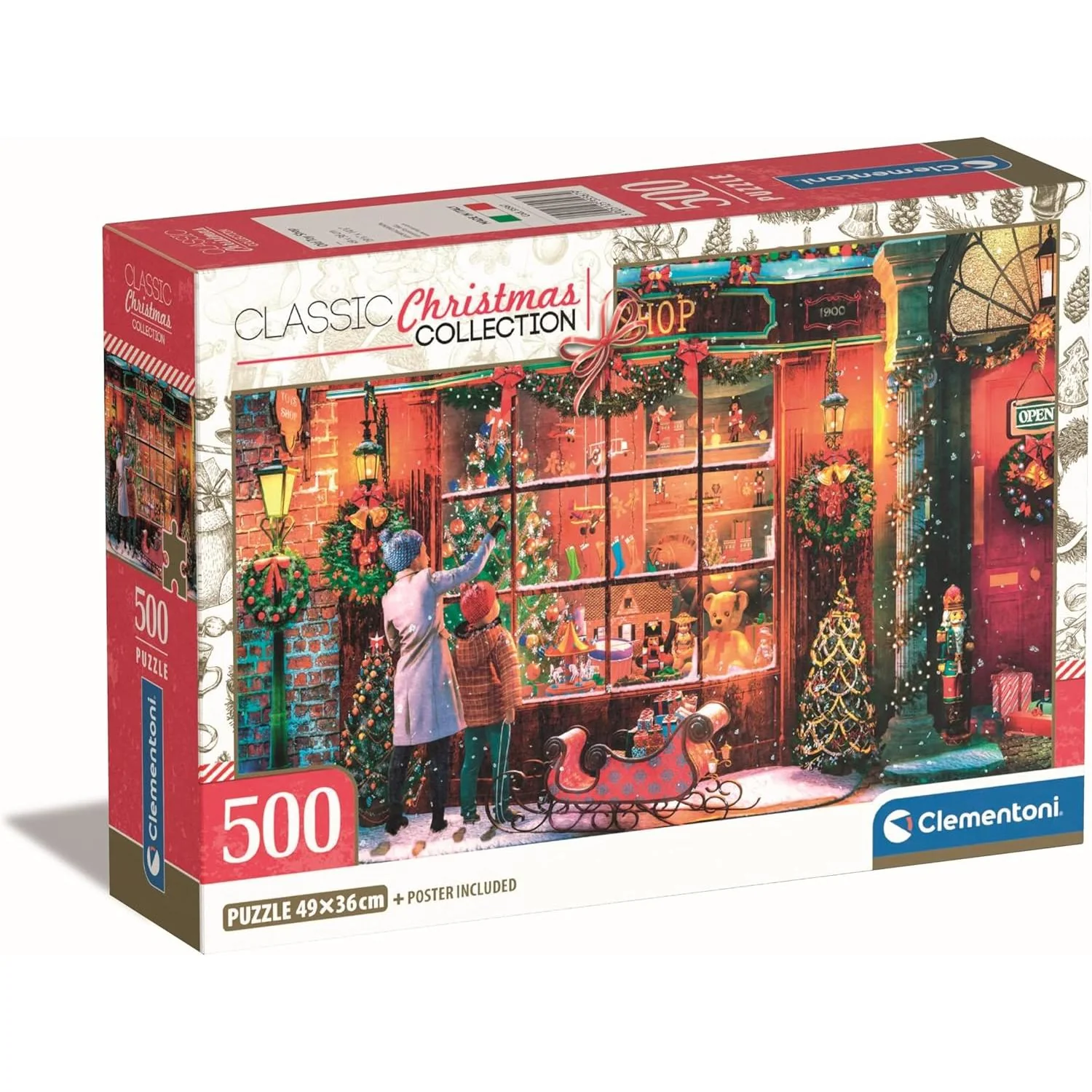 Clementoni 500-Pieces Old Toy Shop Puzzle (Compact)