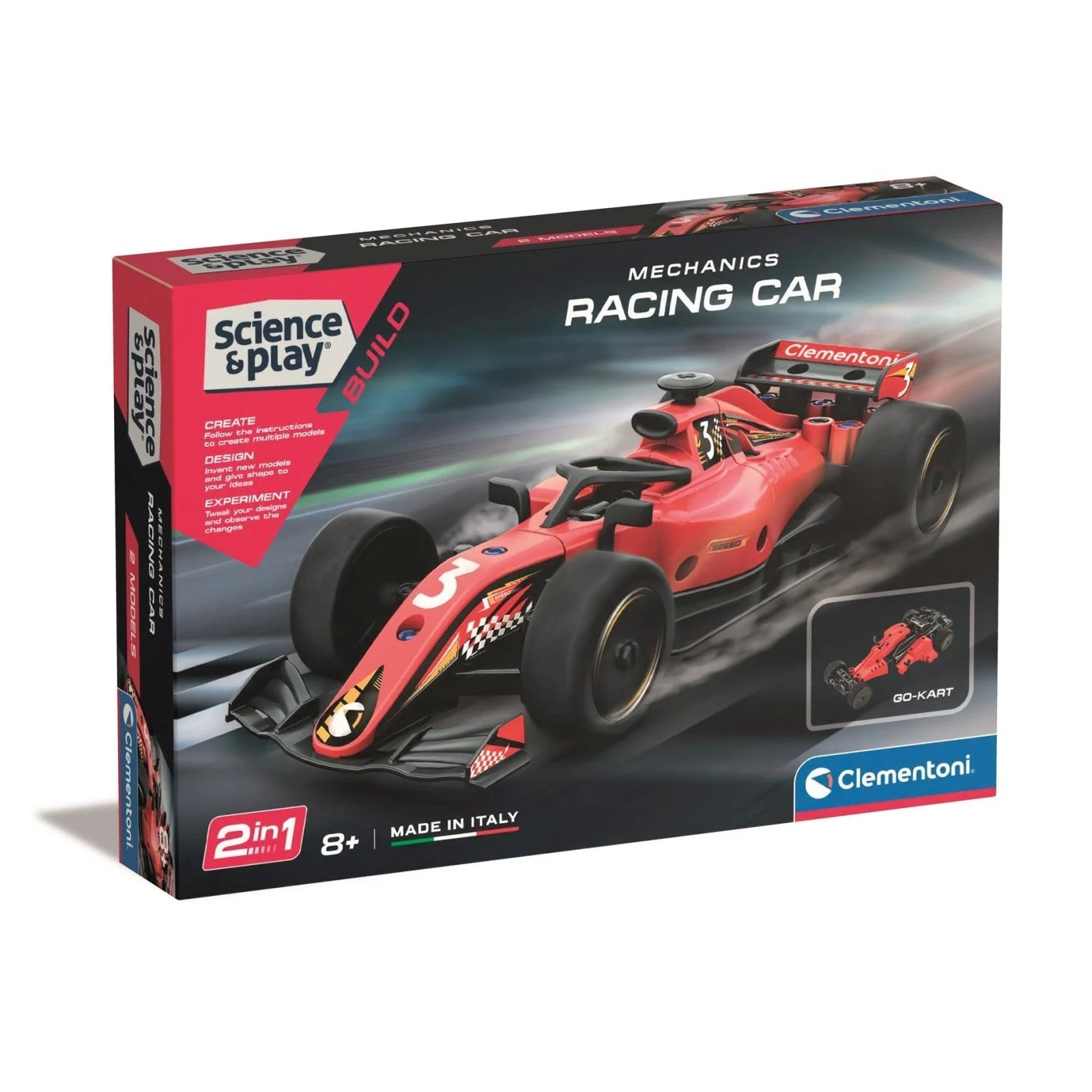 Clementoni Science & Play Mechanical Lab Small - Formula 1 Toy