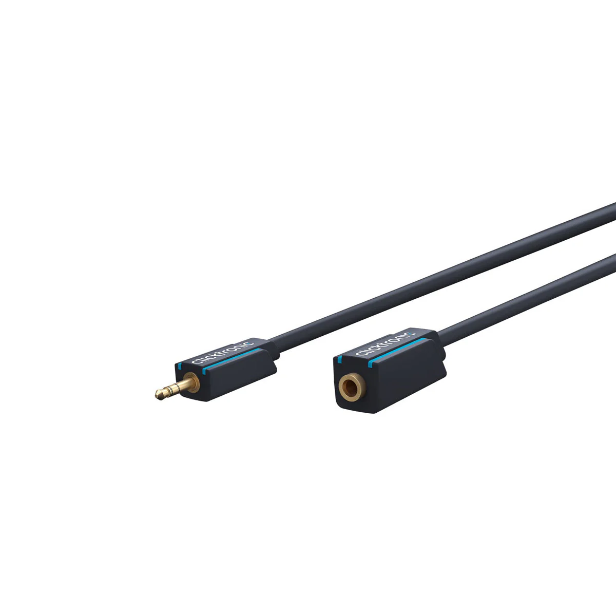 Clicktronic 3.5mm AUX Extension Cable 3m (Black)