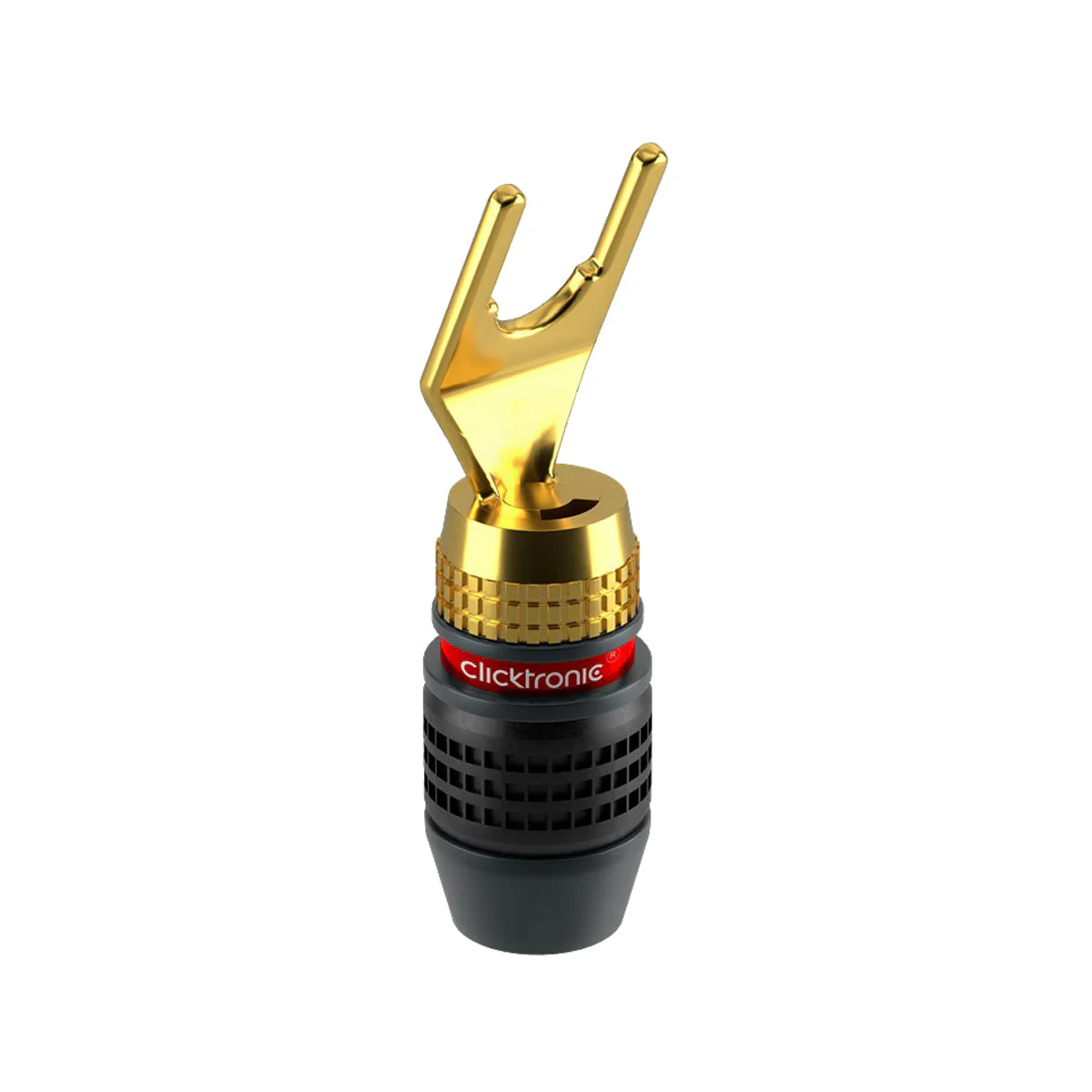 Clicktronic Speaker Lug Plug - Black / Gold - Image 3