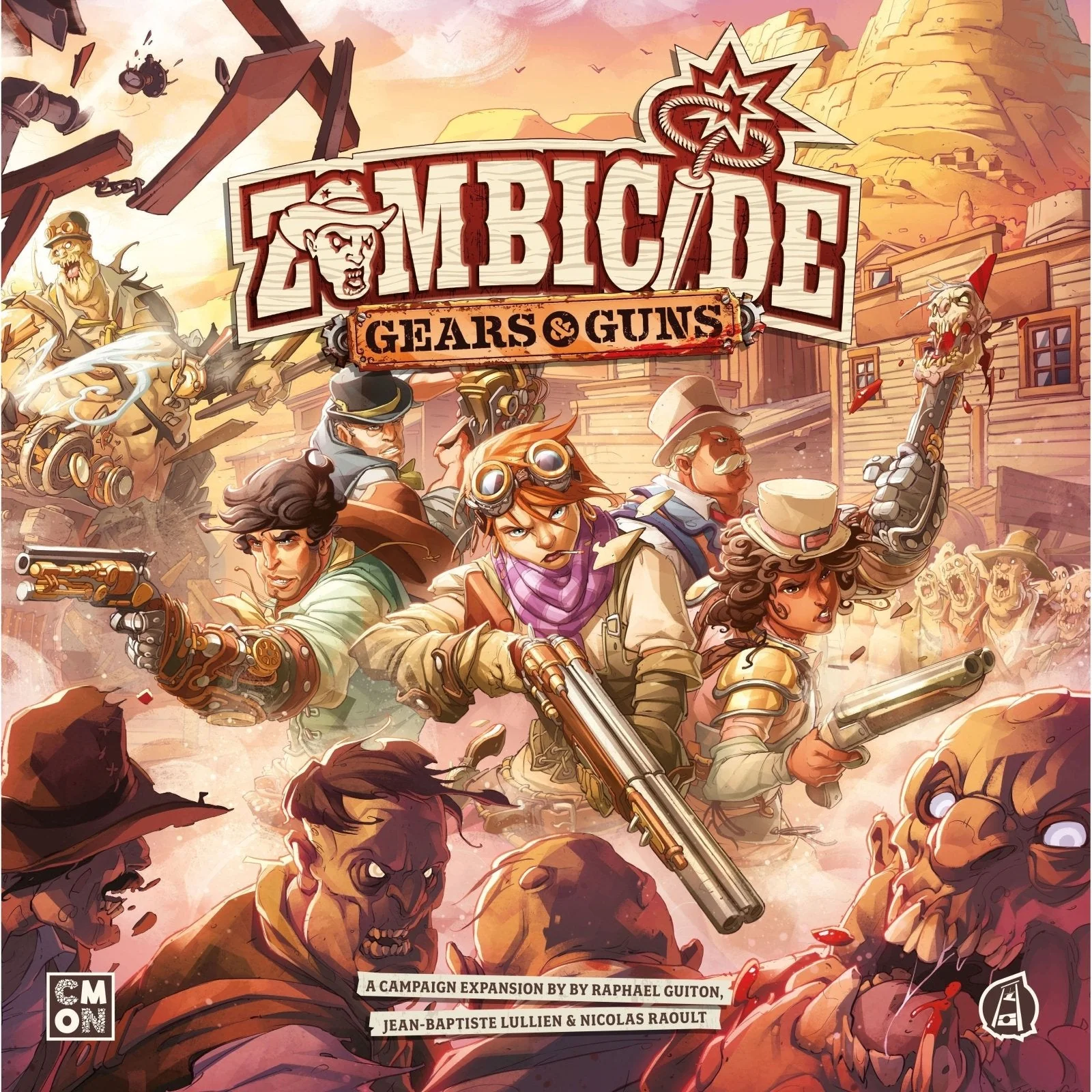 Cmon Zombicide: Undead or Alive Gears & Guns Expansion Board Game