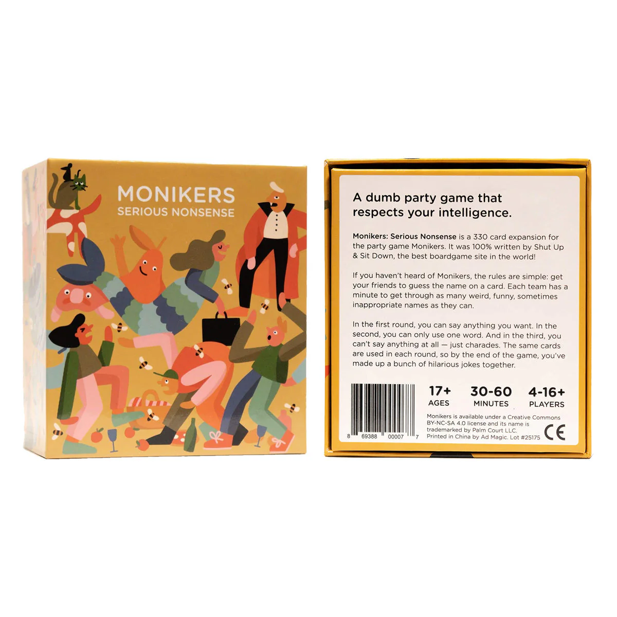 CMYK Monikers - Serious Nonsense with Shut Up & Sit Down Game - Image 3