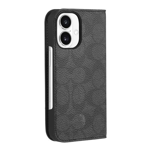Coach Folio Case for iPhone 16 - Signature Charcoal - Image 3