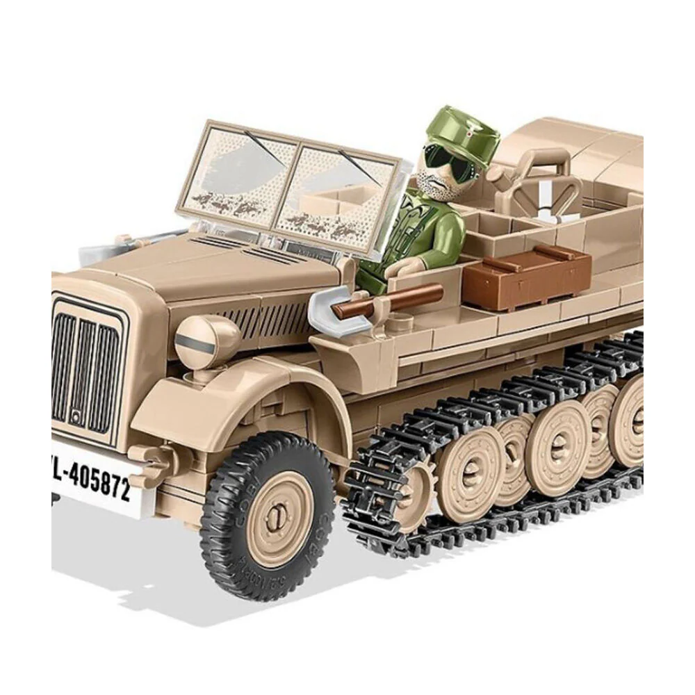 Cobi 283-Pieces World War 2 SD KFZ 10 Demag D7 Kids Building Toy Collectable Toy Kit - Image 2
