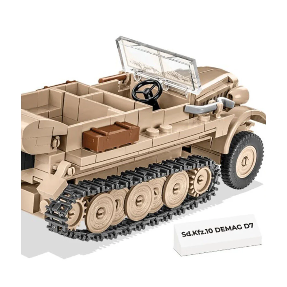Cobi 283-Pieces World War 2 SD KFZ 10 Demag D7 Kids Building Toy Collectable Toy Kit - Image 5