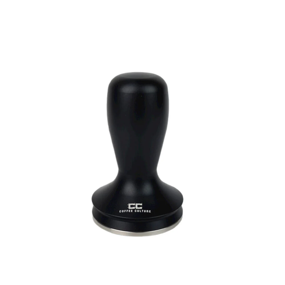 Coffee Culture Stainless Steel Coffee Tamper 58mm Flat Base (Matte Black)