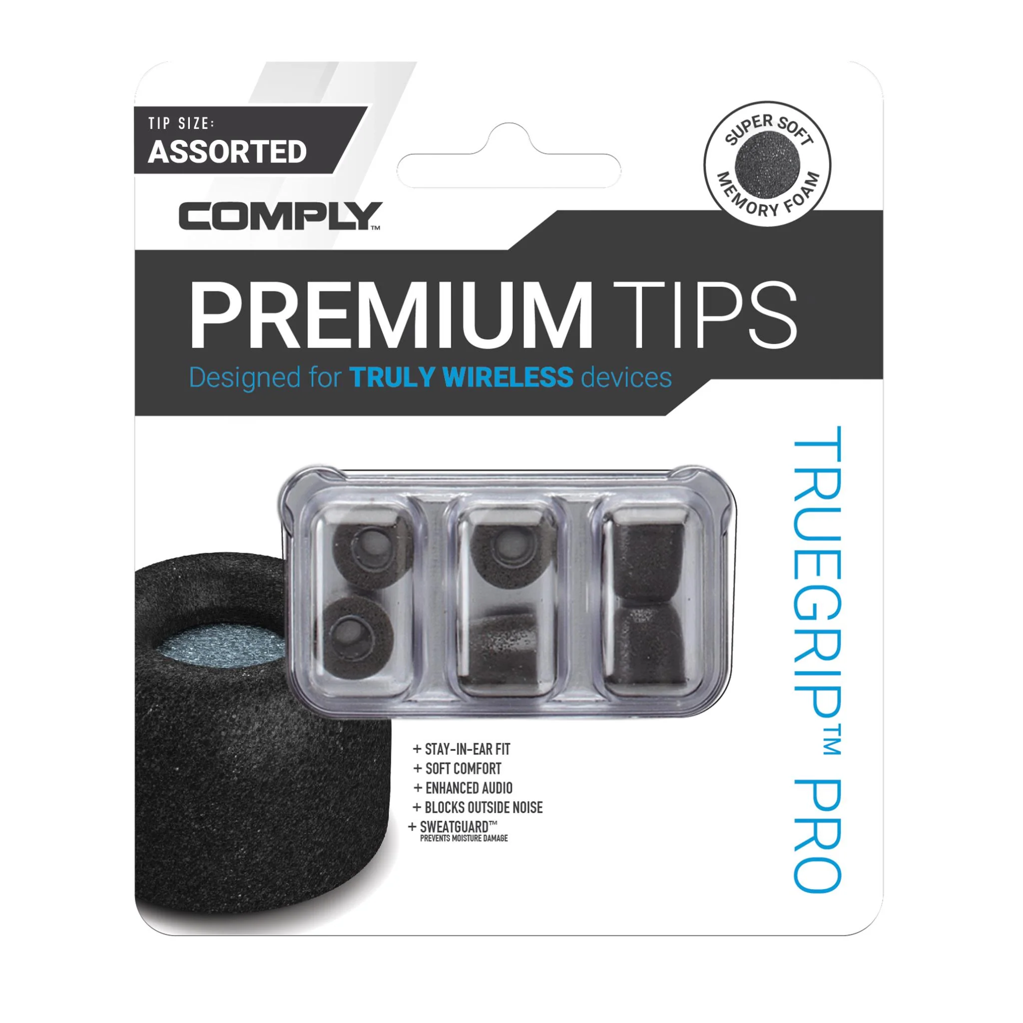 Comply TrueGrip Pro Ear Tips (Assorted) [Sml/Med/Lrg] - Image 10