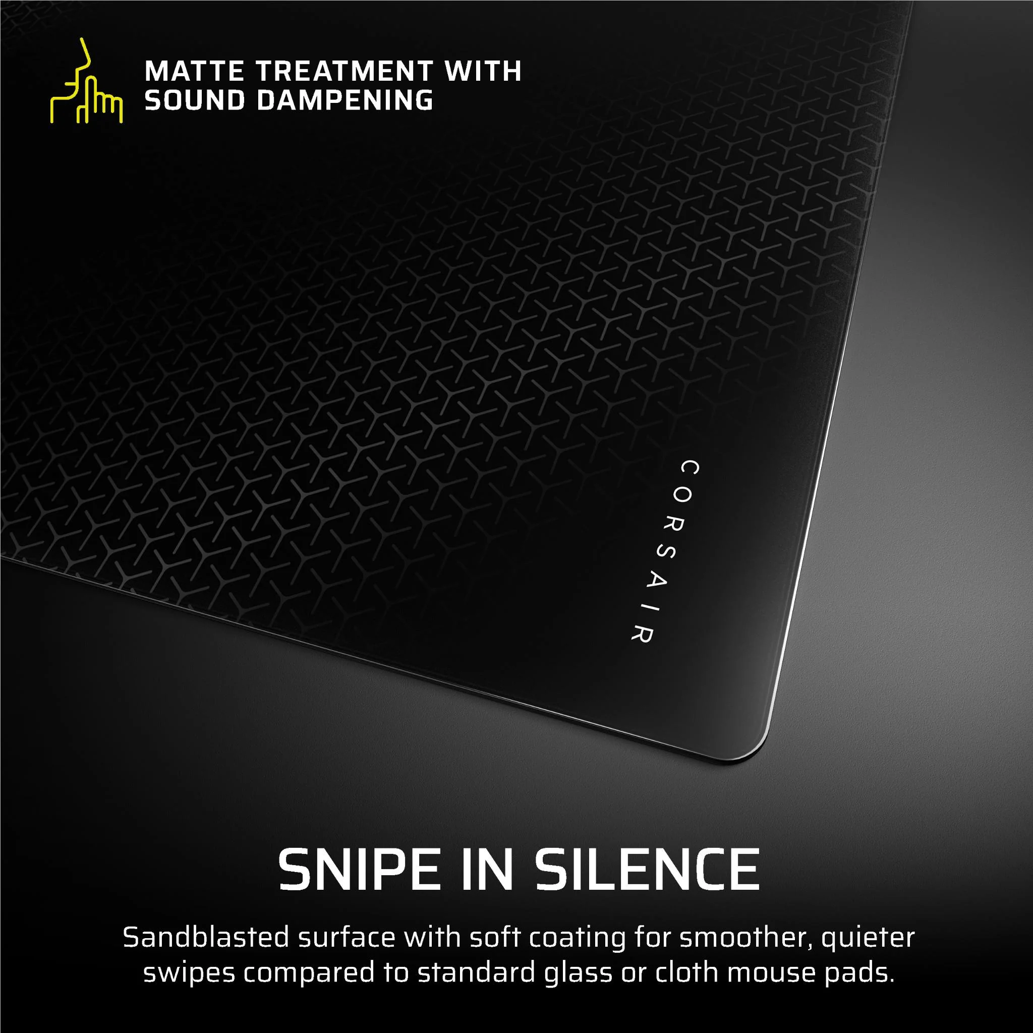 Corsair MM Glass Large Precision Gaming Mouse Pad - Image 3