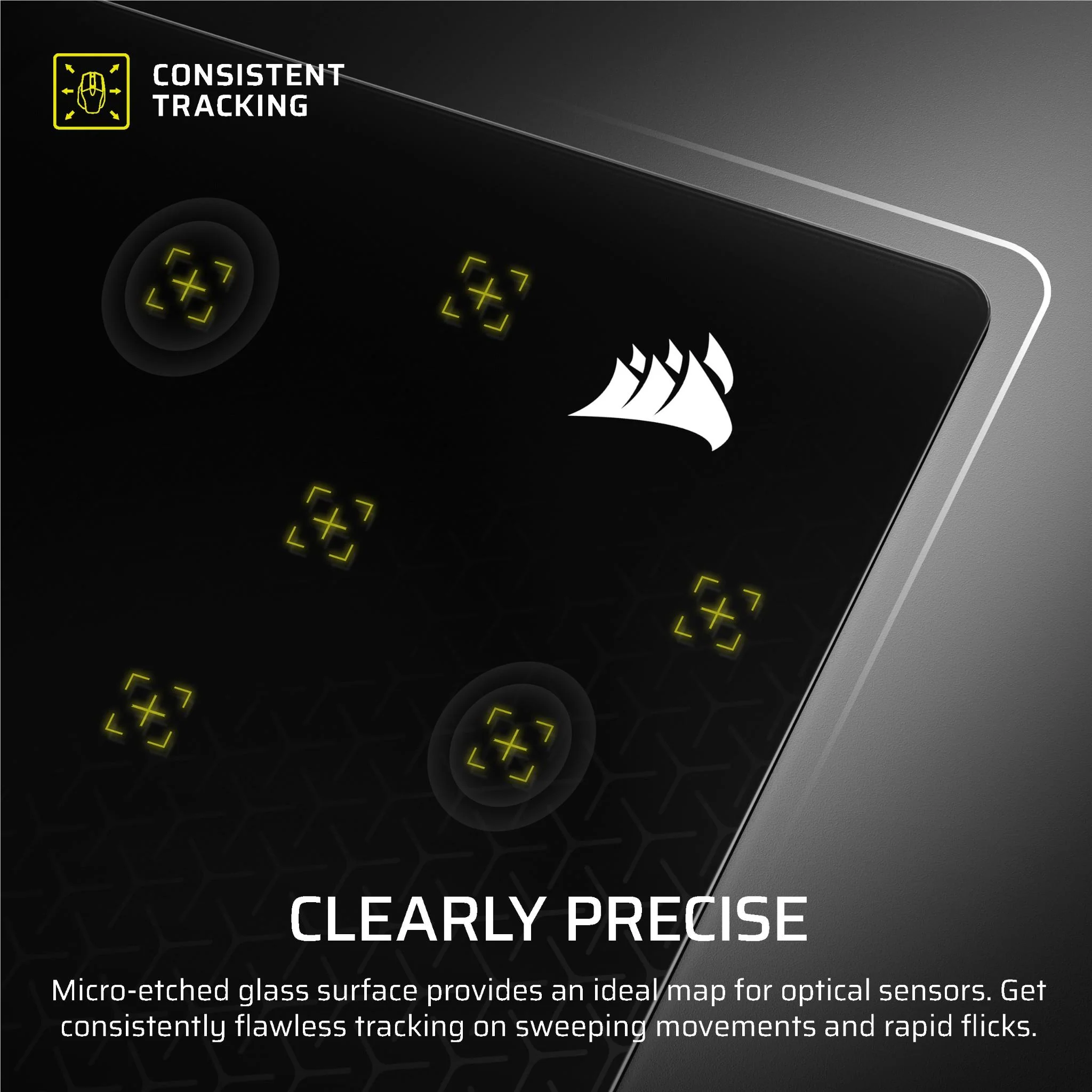 Corsair MM Glass Large Precision Gaming Mouse Pad - Image 5