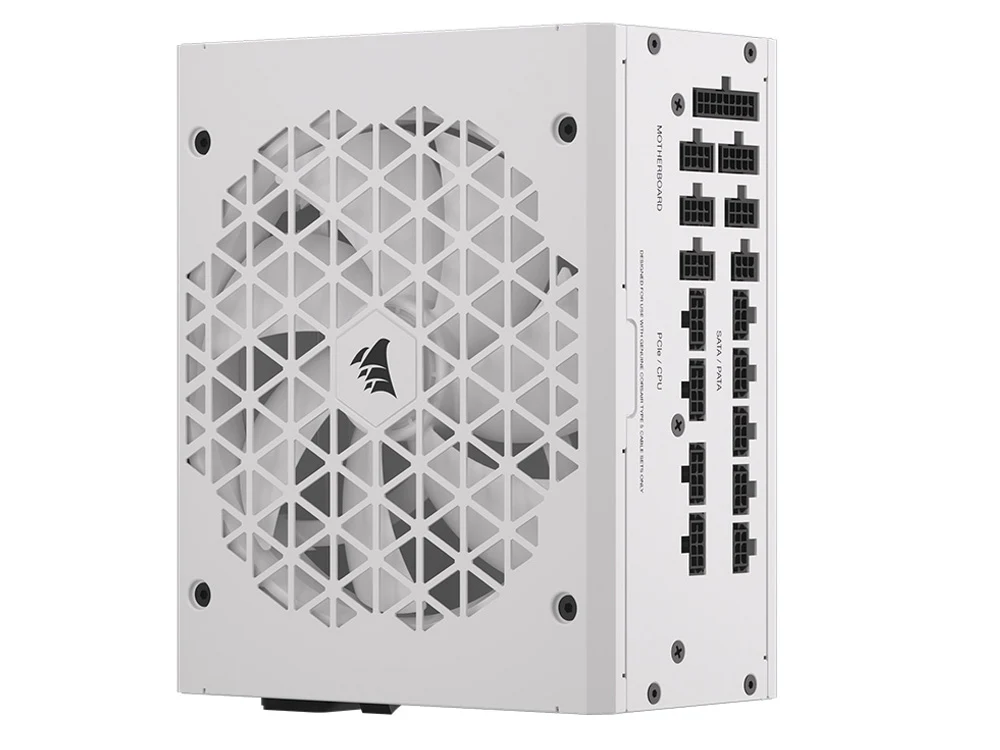 Corsair RM1200x SHIFT 1200W 80+ Gold Modular ATX Power Supply (White)