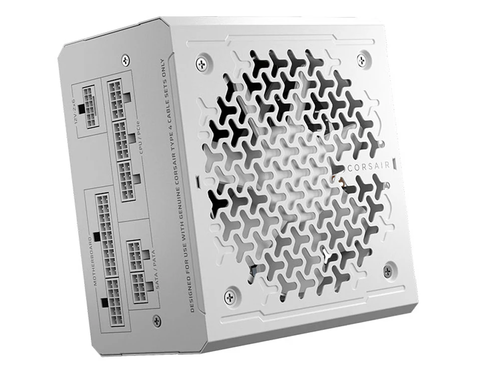 Corsair RM850e 850W Cybenetics Gold Fully Modular Low-Noise ATX Power Supply - White - Image 4