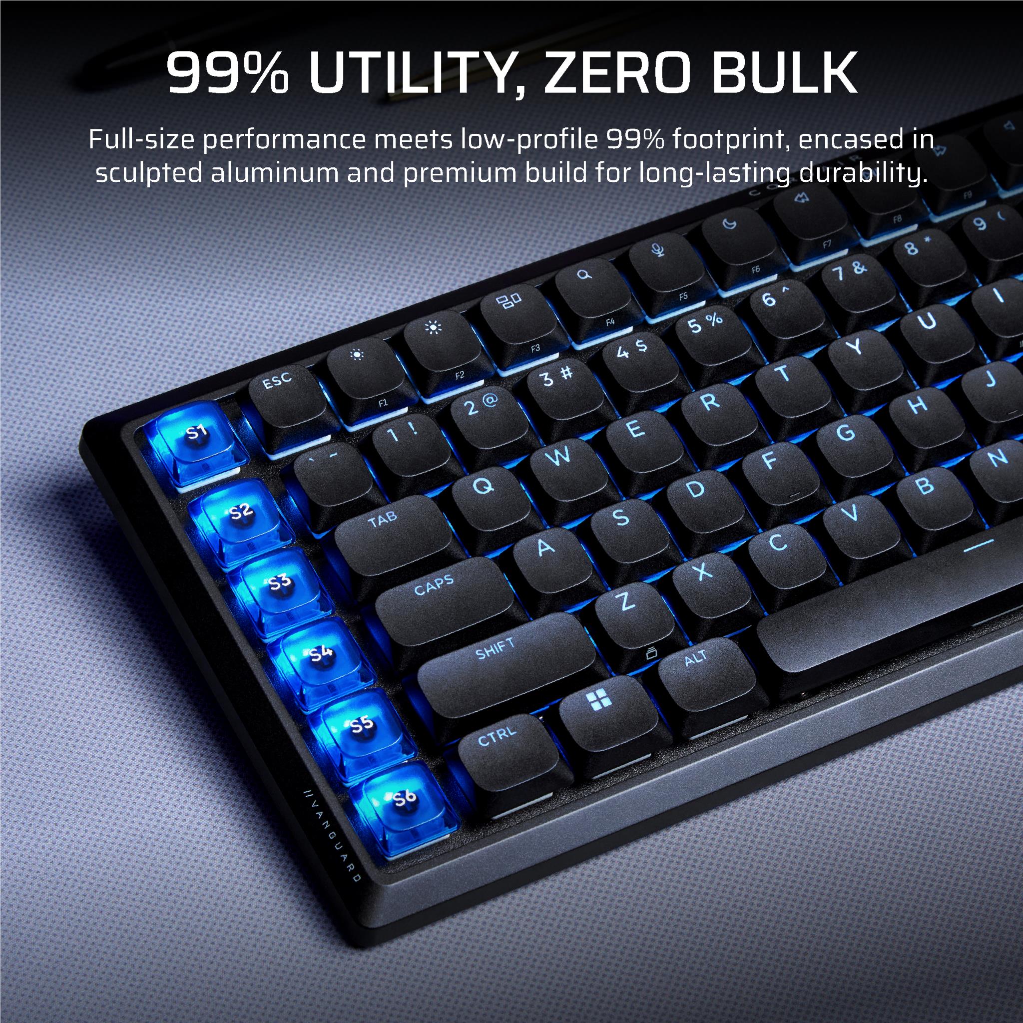 Corsair Vanguard Air 99 Wireless Optical-Mechanical Gaming Keyboard (Black) - Image 3