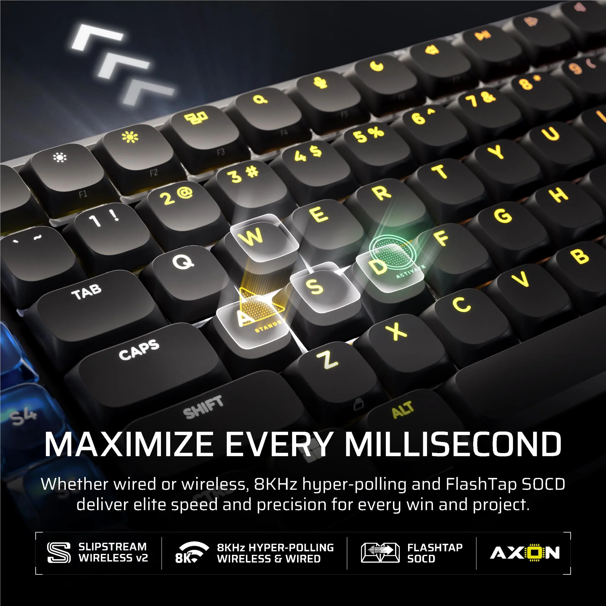 Corsair Vanguard Air 99 Wireless Optical-Mechanical Gaming Keyboard (Black) - Image 5