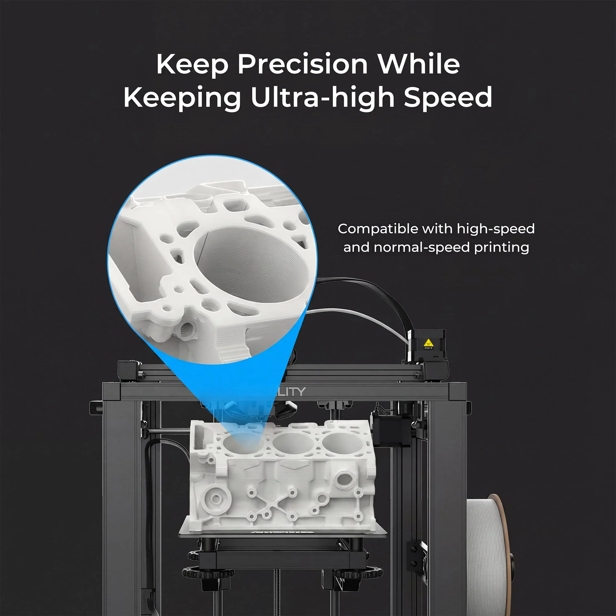 Creality Hyper PLA 3D Printer Filament High Precision - Red - Image 10