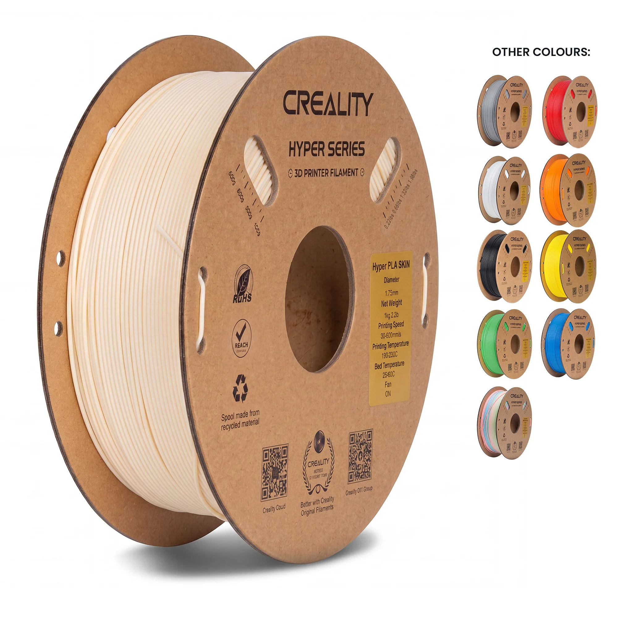 Creality Hyper PLA 3D Printer Filament High Precision - Skin - Image 3