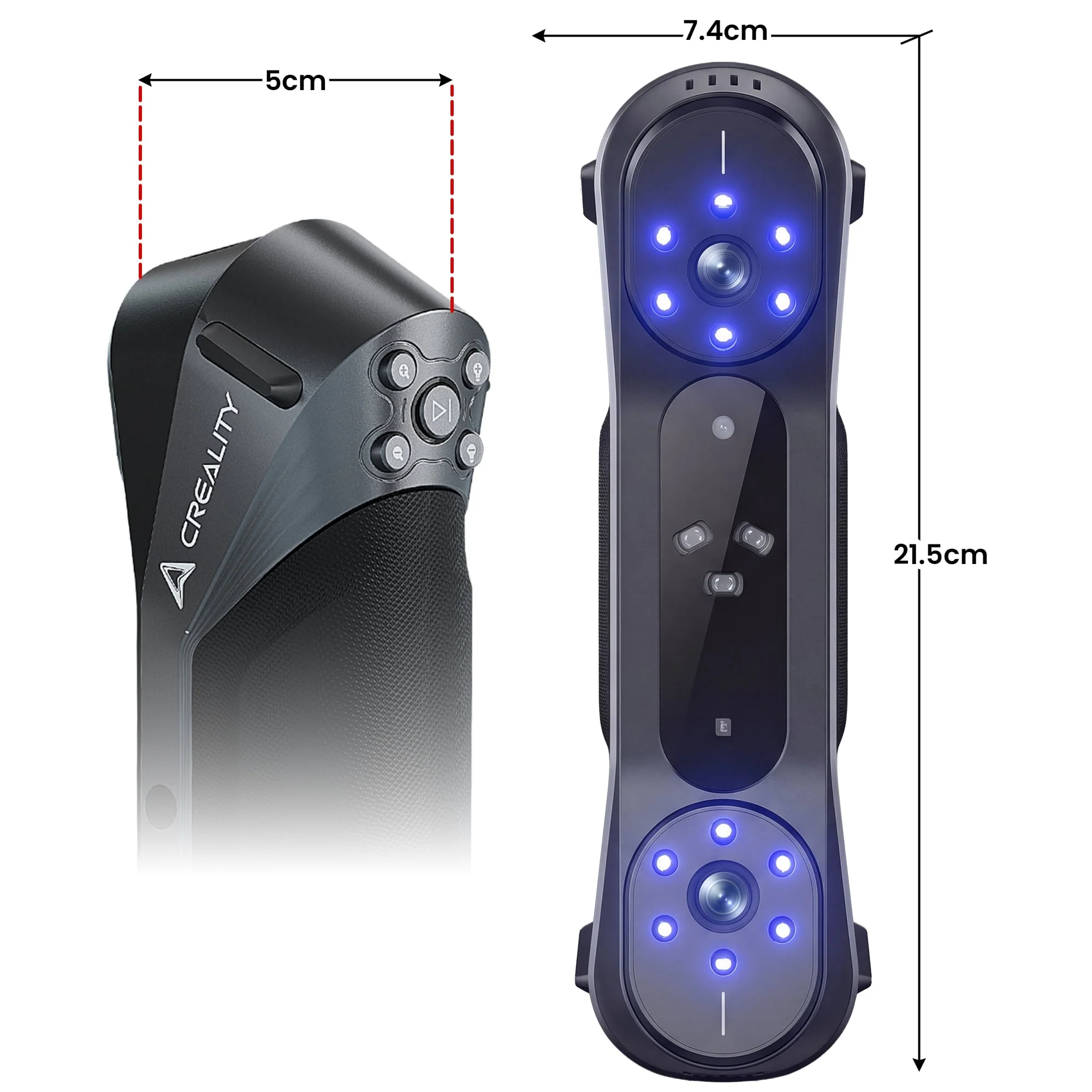 Creality Raptor Pro 3D Scanner w/ NIR Structured Light 60fps High Speed Scanning - Image 2