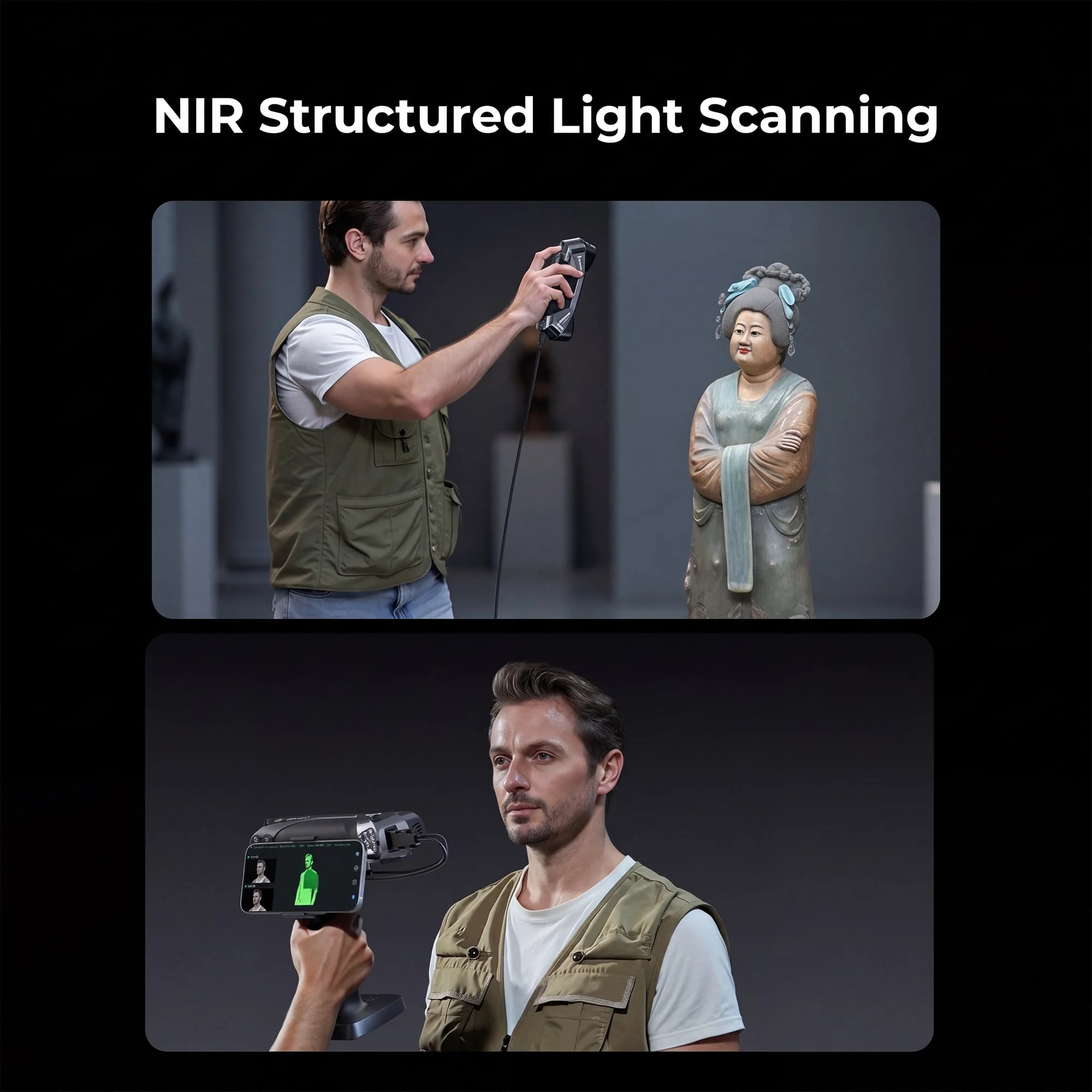 Creality RaptorX Wireless 3D Scanner with Hybrid Blue Laser and NIR Technology - Image 10
