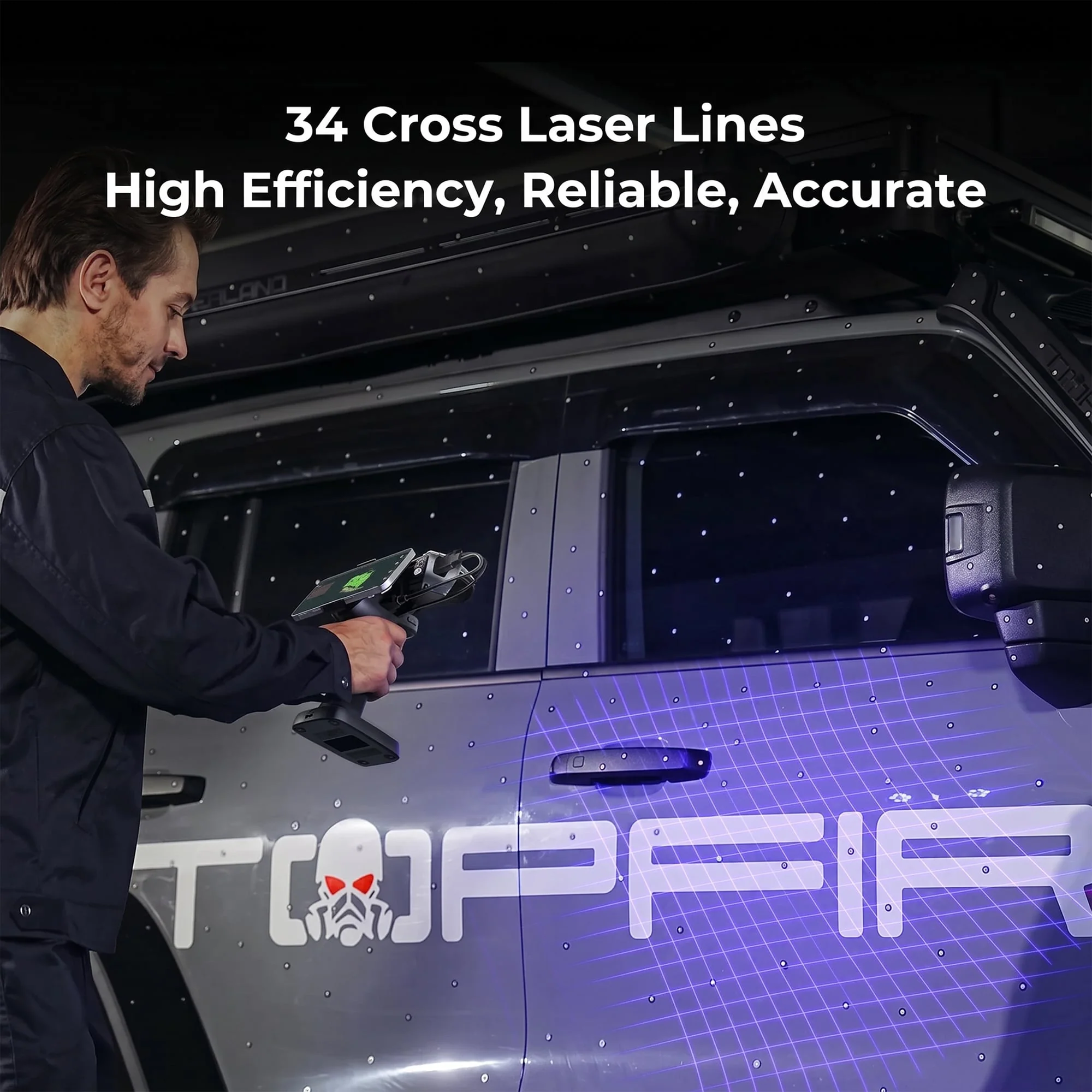 Creality RaptorX Wireless 3D Scanner with Hybrid Blue Laser and NIR Technology - Image 6