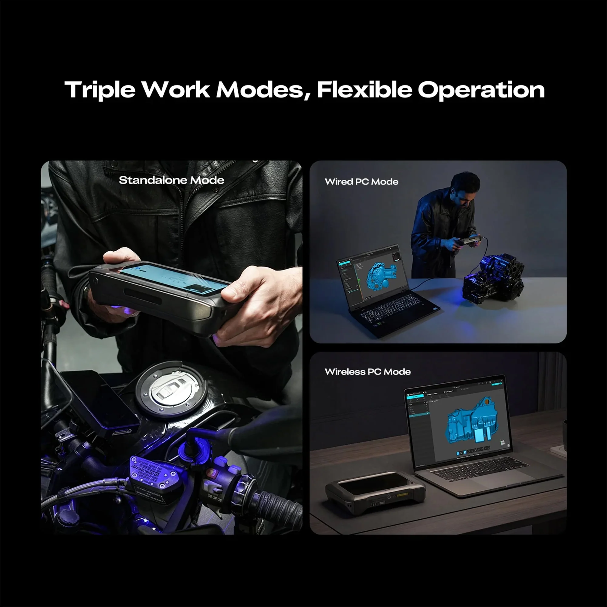Creality Sermoon P1 Professional 3D Scanner with Multi-Line Scanning System - Image 7