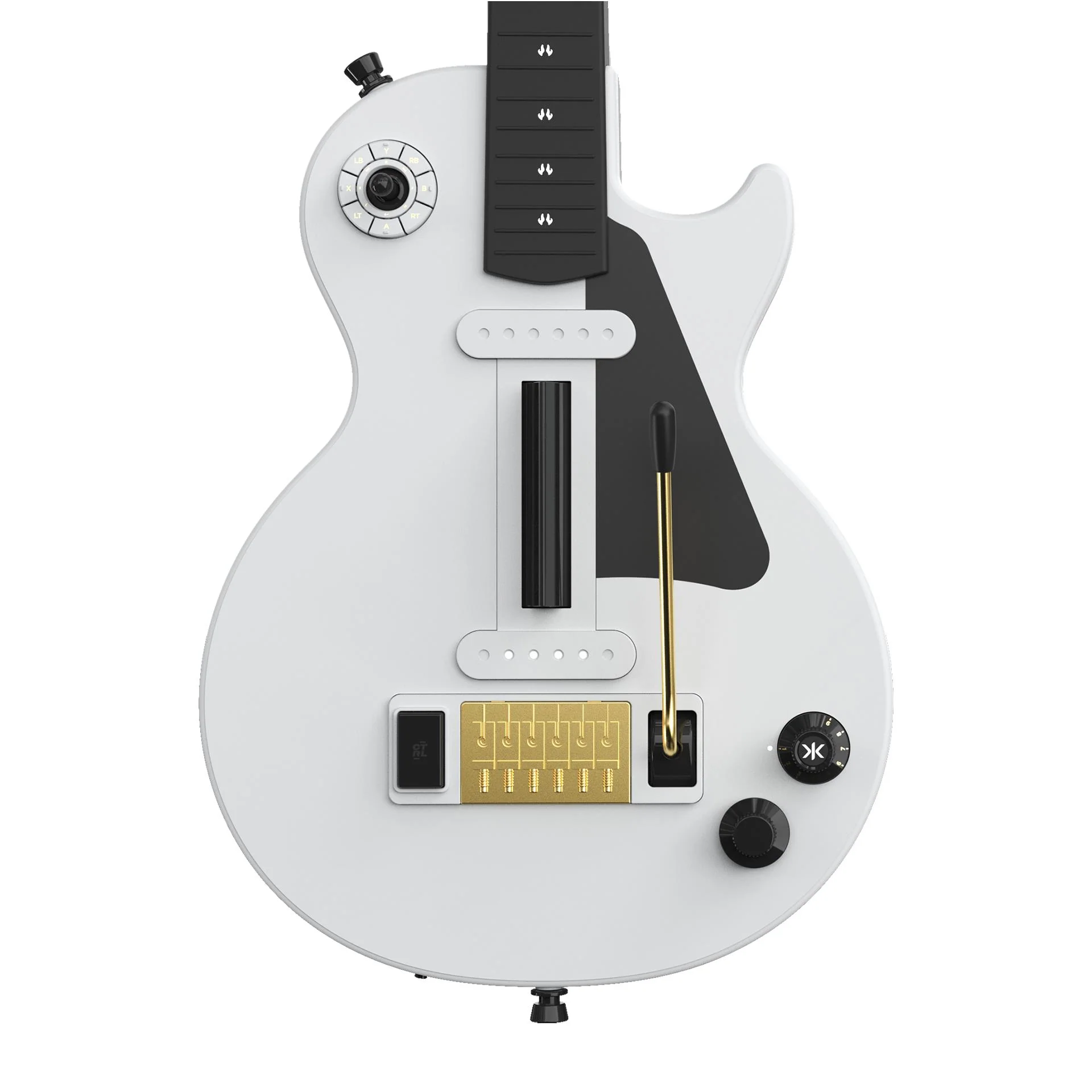 CRKD Gibson® Les Paul White Pro Edition Guitar Controller - OG Neck - Image 2