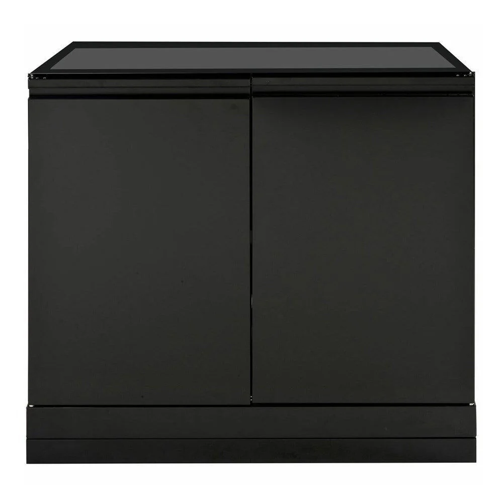 Crossray Steel Beverage Fridge Cabinet Housing for Single Fridge 60x90cm Black