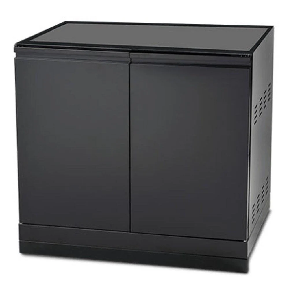 Crossray Steel Beverage Fridge Cabinet Housing for Single Fridge 60x90cm Black - Image 2