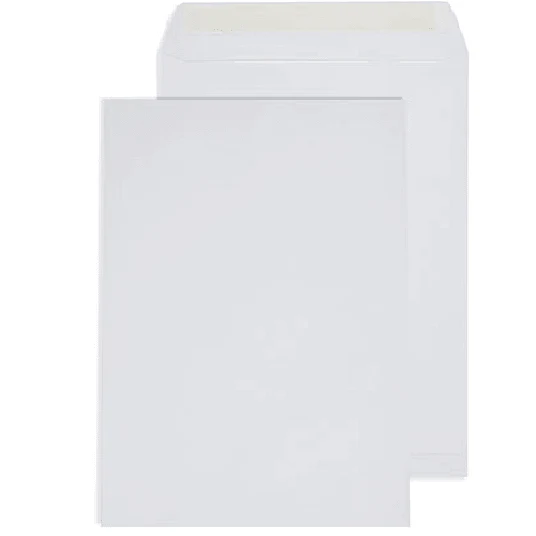 Cumberland C4 Envelopes Pocket Strip Seal 100GSM 324x229mm White Box 250 - Image 2