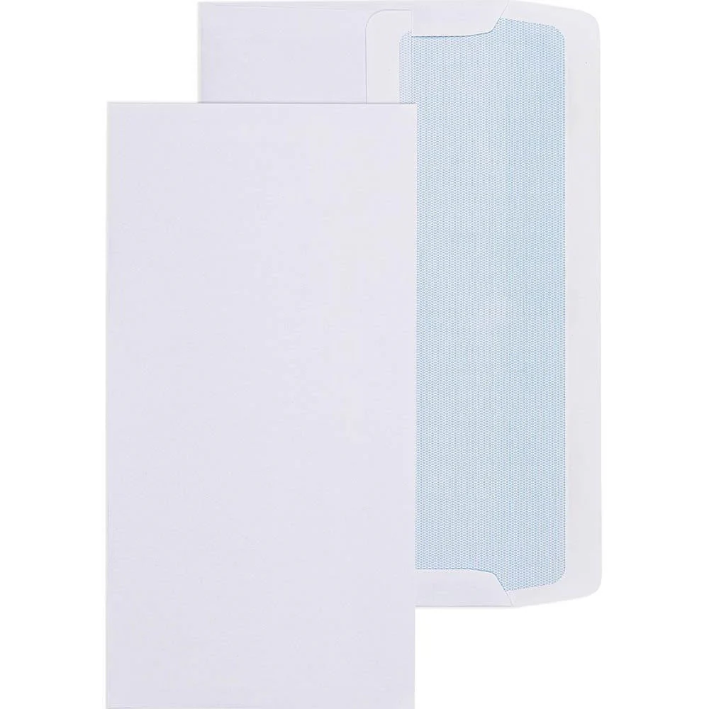 Cumberland DLX Envelopes Plain Face Secretive Self Seal 80GSM 120x235mm White Box 500 - Image 3