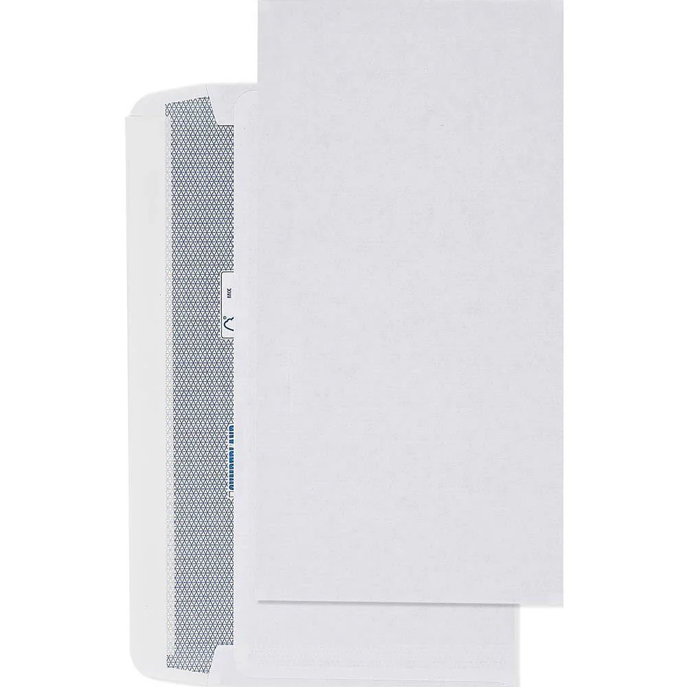 Cumberland DLX Laser Envelopes Secretive Plain Wallet 90GSM Strip Seal 20x235mm White Box 500 - Image 2