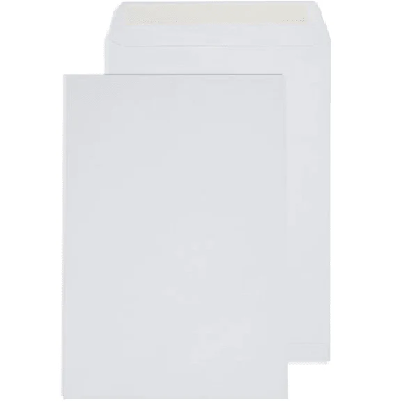 Cumberland Envelopes Pocket 380x255mm Zip Seal Heavy White Box 250 - Image 2