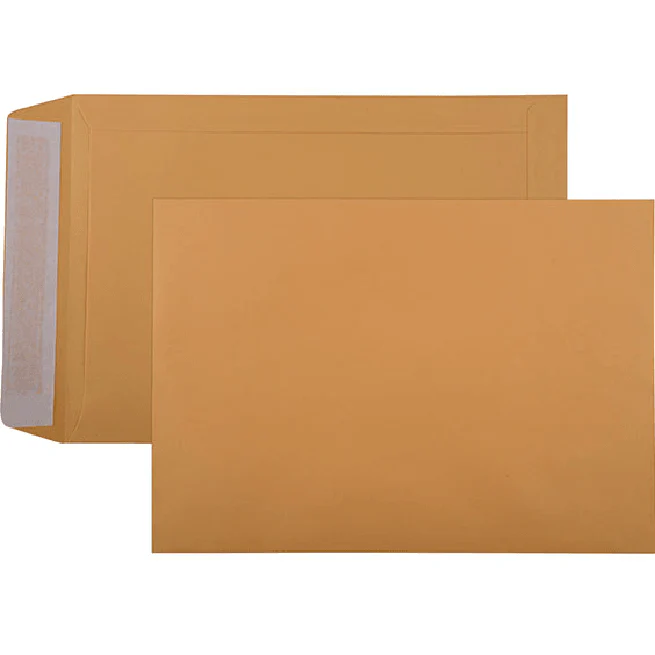 Cumberland Envelopes Pocket Strip Seal 85GSM 250x176mm Gold Box 250